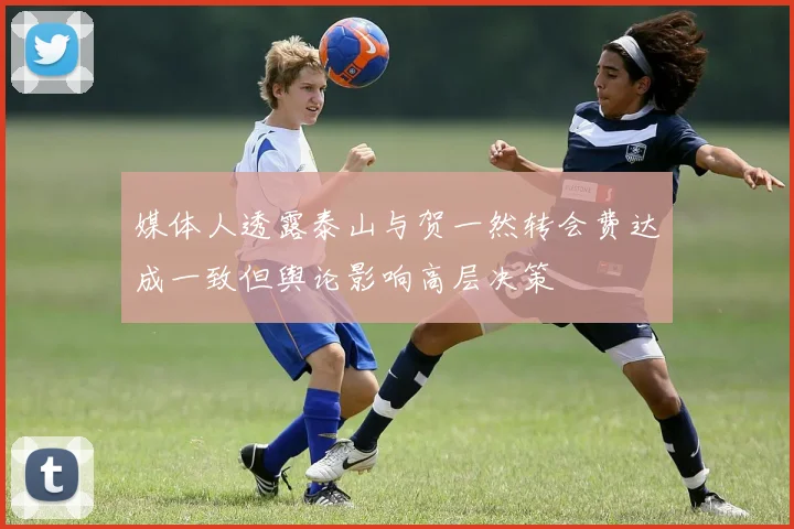 媒体人透露泰山与贺一然转会费达成一致但舆论影响高层决策