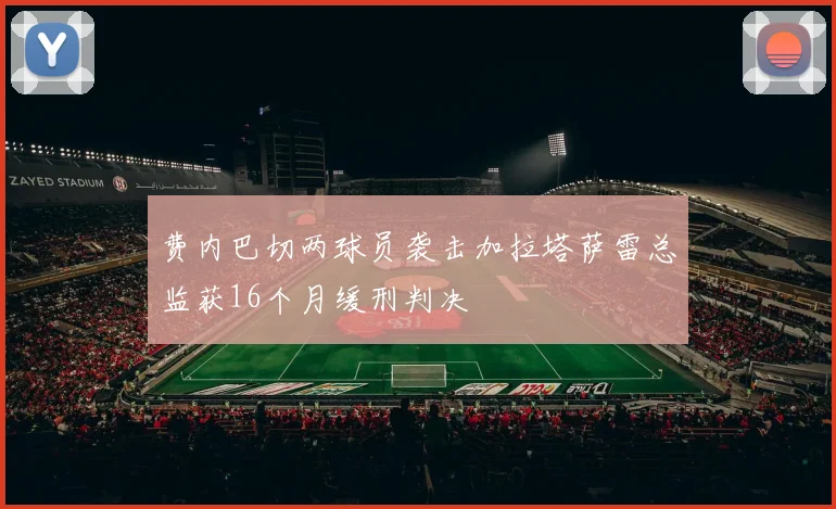 费内巴切两球员袭击加拉塔萨雷总监获16个月缓刑判决
